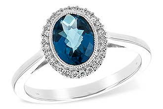 M189-64657: LDS RG 1.27 LONDON BLUE TOPAZ 1.42 TGW
