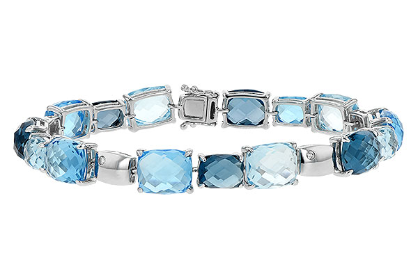 M189-66511: BRACELET 46.75 BLUE TOPAZ 46.80 TGW