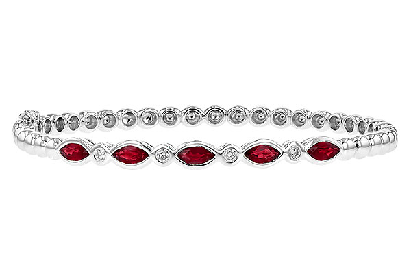 M190-61957: BANGLE 1.50 RUBY 1.63 TGW