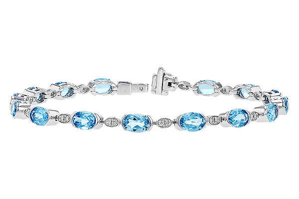 M274-18275: BRACELET 7.80 SWISS BLUE TOPAZ 7.96 TGW