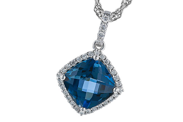 M274-21948: NECK 1.09 LONDON BLUE TOPAZ 1.20 TGW