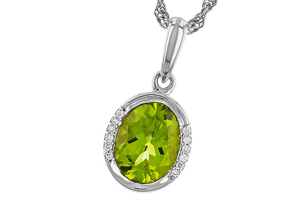 M274-21975: NECKLACE 1.72 TW PERIDOT 1.75 TGW (9x7 PER)