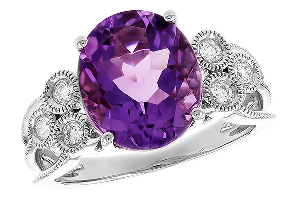 M274-22875: LDS RG 3.90 AMETHYST 4.16 TW (12x10 AMY)