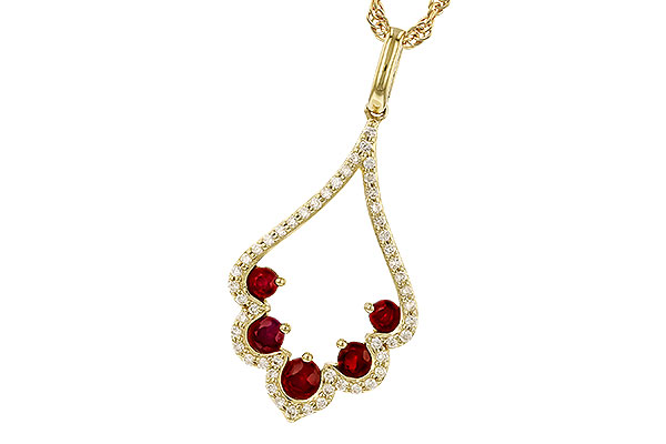 M274-26502: NECK .34 RUBY .53 TGW