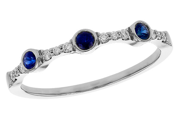M275-11948: LDS WED RG .16 SAPPHIRE .25 TGW