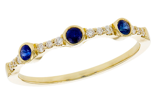M275-11948: LDS WED RG .16 SAPPHIRE .25 TGW