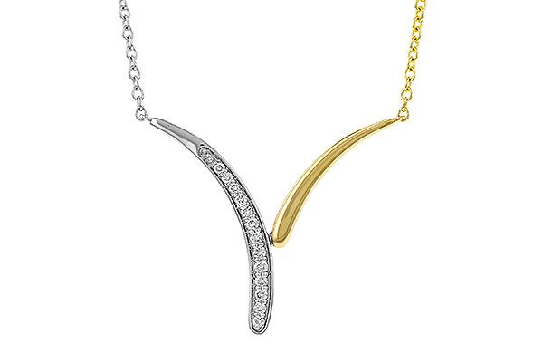 M275-13793: NECKLACE .12 TW (18")