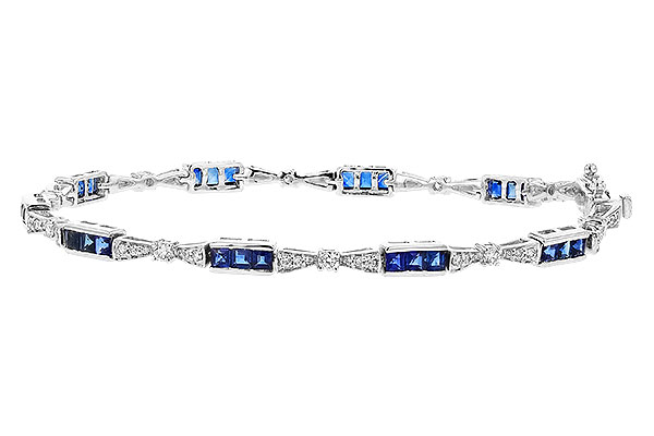 M275-14675: BRACELET 2.10 SAPPHIRE 2.75 TGW (7")