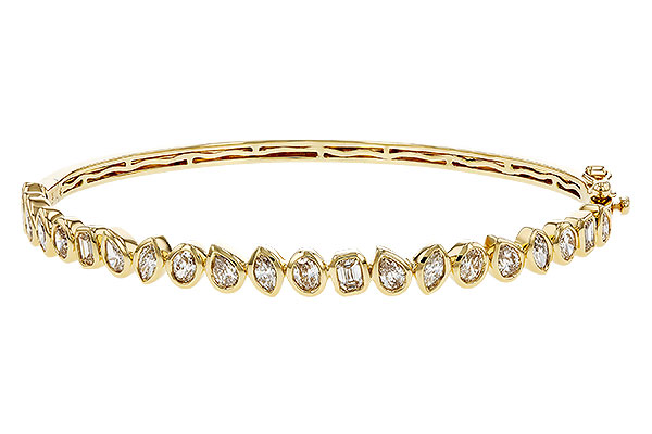 M275-16502: BANGLE 1.65 TW FANCY CUT DIAS